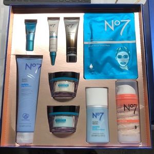 No 7 Skincare Serum Mask Cleanser Eye Cream Set